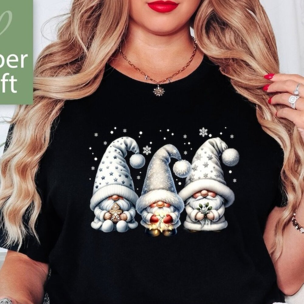Christmas Gnomes Shirt Gift For Her T-Shirt, Christmas Gnomes T-Shirt